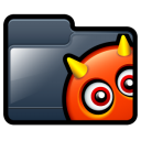 Folder H Devil Icon 128x128 png